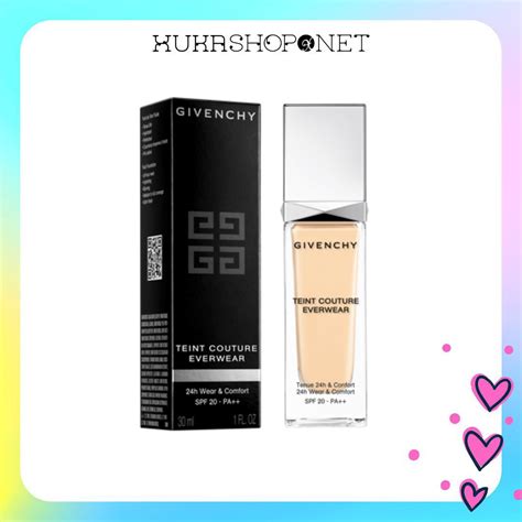 givenchy teint couture fluid foundation spf 20 pa++|givenchy couture cushion foundation.